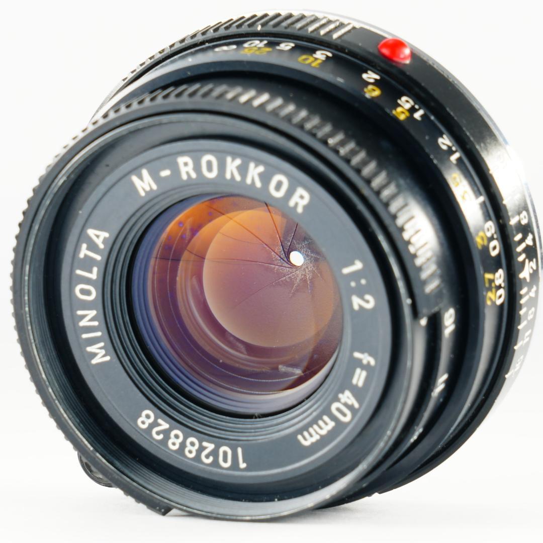 【ライカ】動作◎ Minolta M-ROKKOR 40mm F2 828
