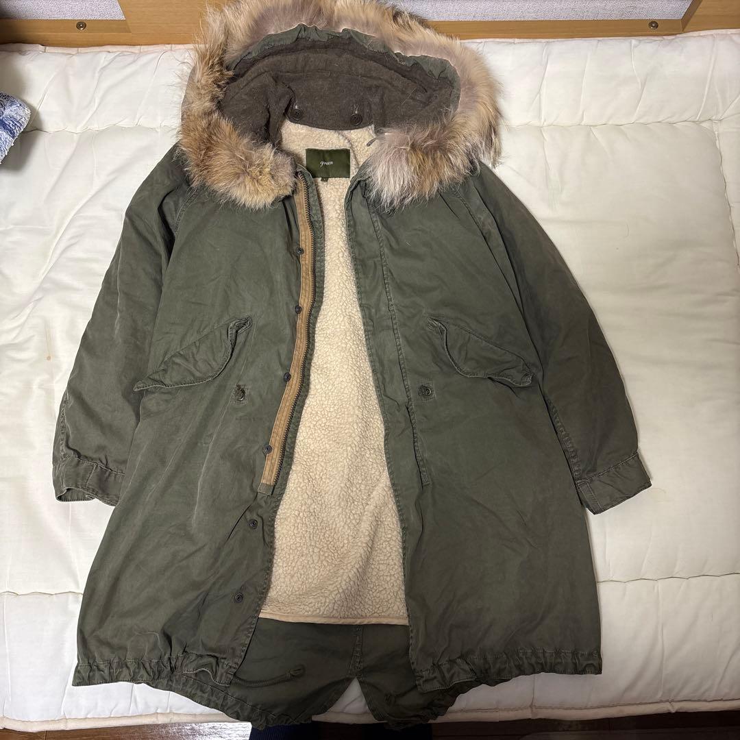 大人気✨　green モッズコート　HYKE メンズ　フィッシュテールミリタリー