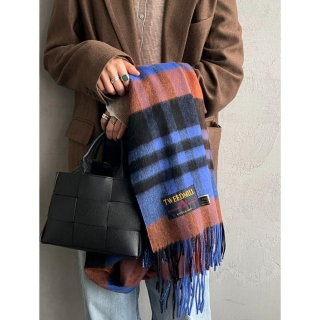 【美品】 TWEED MILL ツイードミル ストール