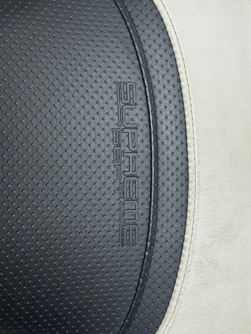 隼　社外シートSUPREME SEAT ホワイト/ブラック シート