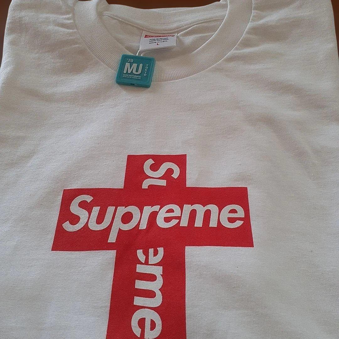 【新品】Supreme クロスロゴ Tシャツ 【L】