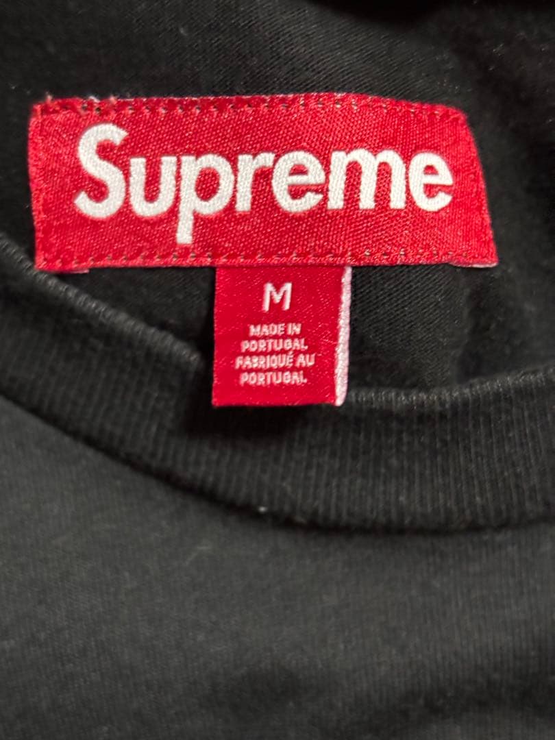 Supreme Small Box L/S Tee Mブラック