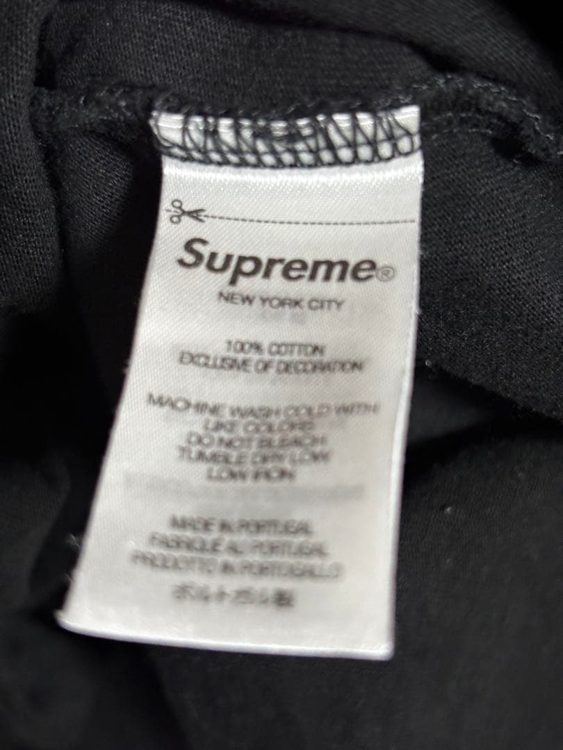 Supreme Small Box L/S Tee Mブラック