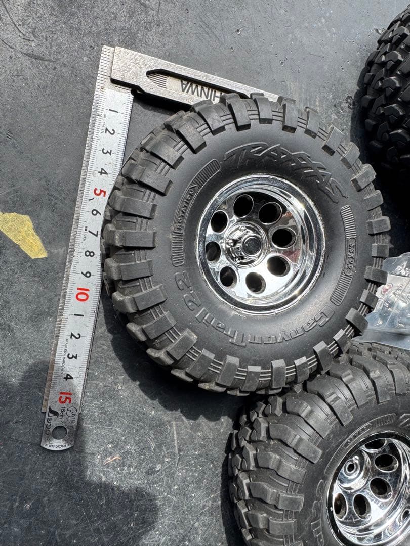 トラクサス 装着品 タイヤ trx4 ハイトレイル traxxas 2.2インチ