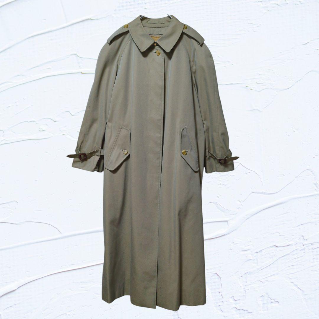 ❤希少美品❤バーバリー 2wayライナー付き ステンカラーコート 比翼 9AB2