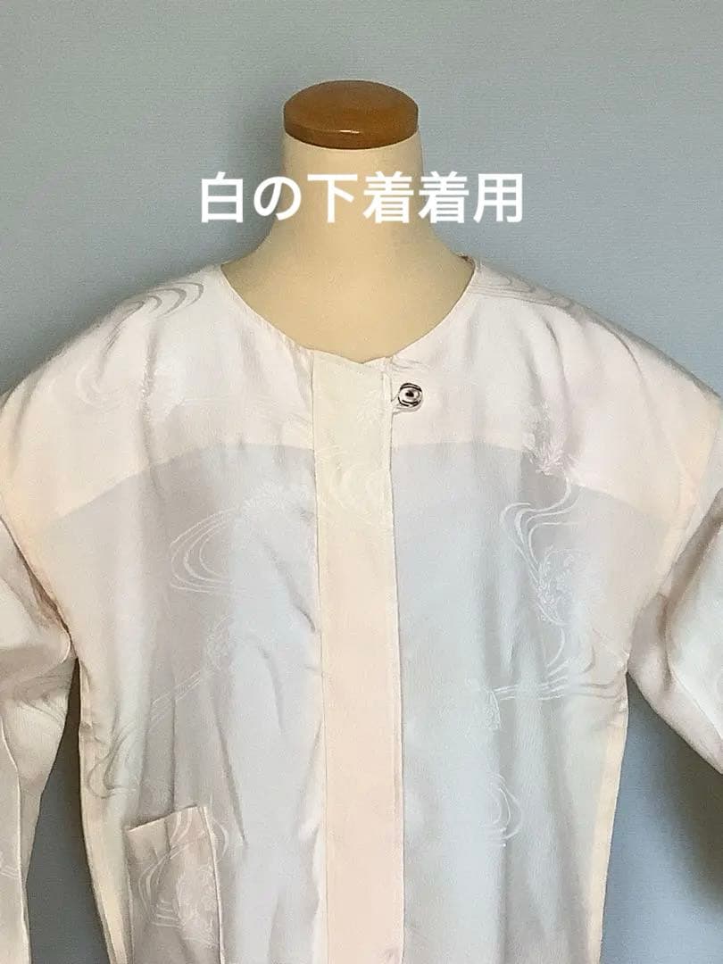 長襦袢反物から仕立てたシルクパジャマ　㉕