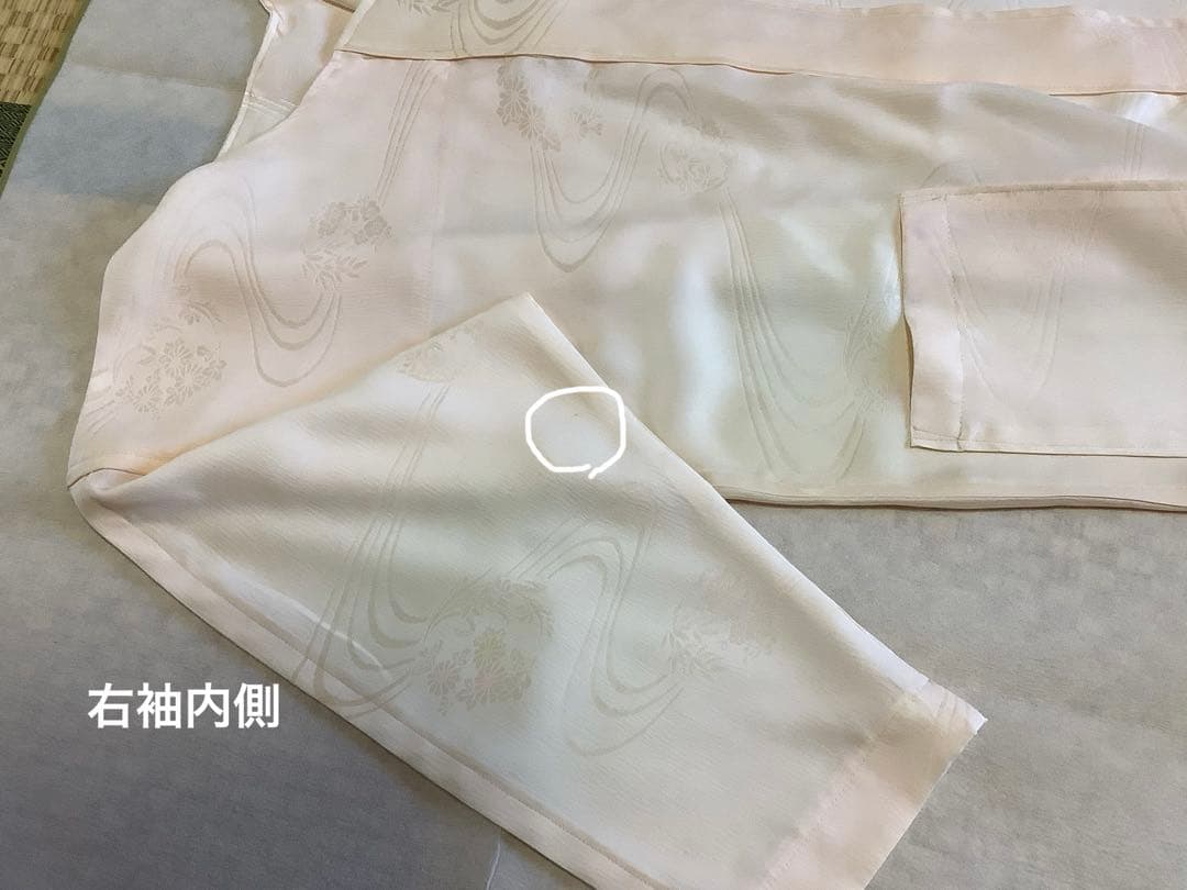 長襦袢反物から仕立てたシルクパジャマ　㉕