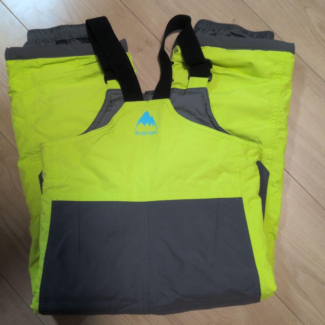 Burton 子ども用スノーボードウェア 蛍光イエロー