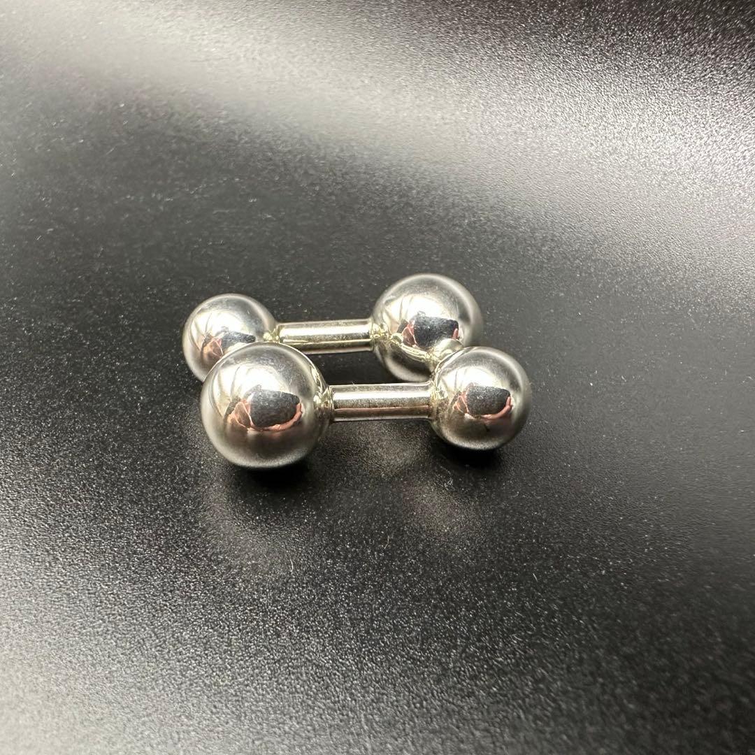 極美品✨　ティファニー　カフス　カフリンクス　ボール　シルバー　111