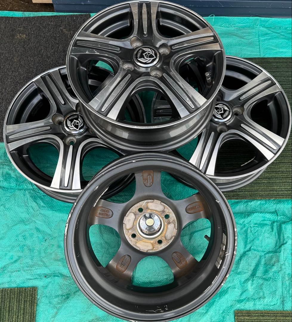 ウエッズ RIZLEY ライツレー アルミホイール14インチ4.5j +45 4