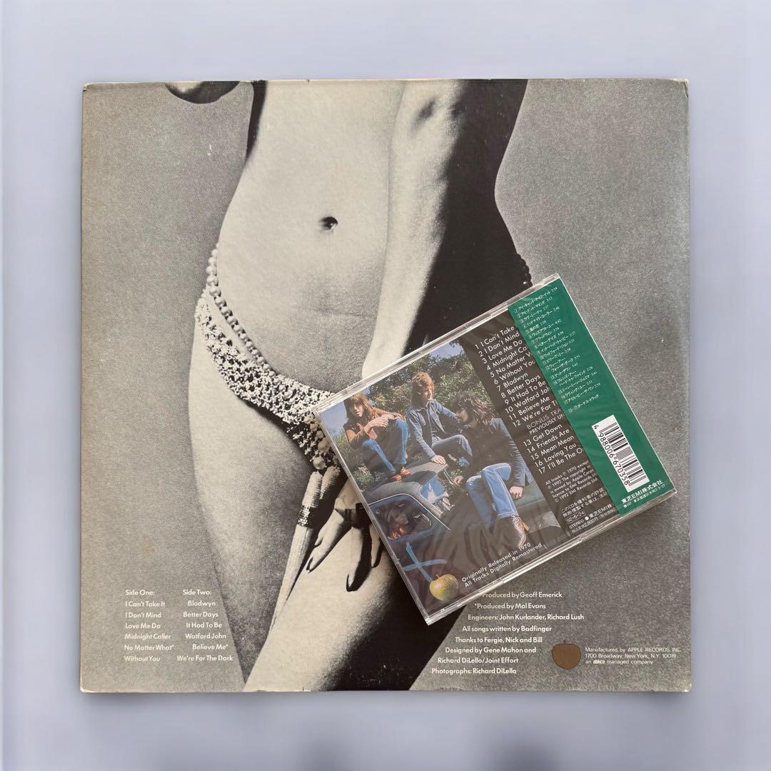 バッドフィンガーの2作目”No Dice”LP＋新品未開封CDセット