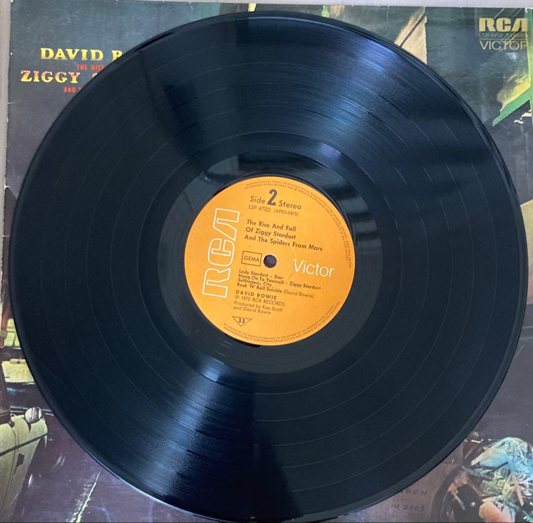 稀少ドイツオリジナル高音質ジギーDavid Bowieデヴィッドボウイレコード