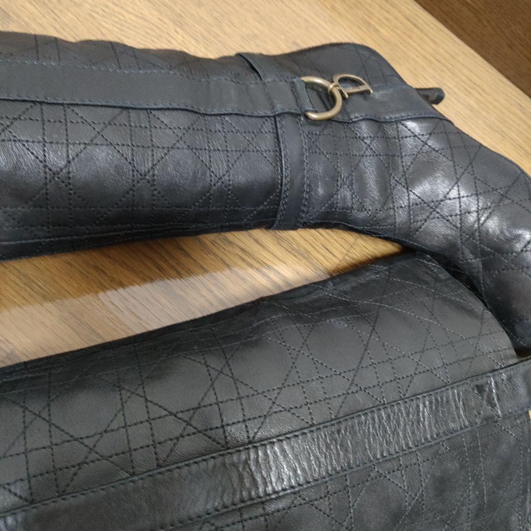 良品！ChristianDior　ロングブーツ　レザーシューズ　ディオール　36