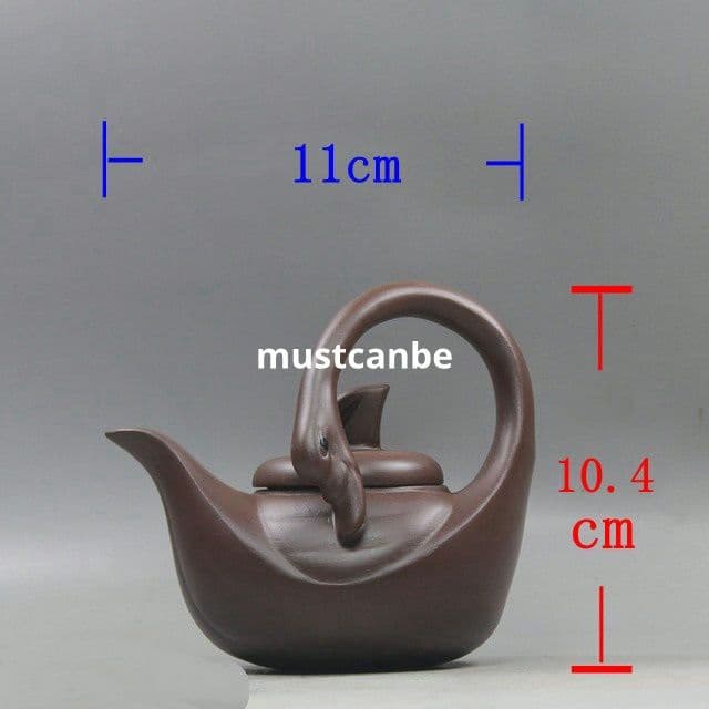 紫砂壷 茶壷 白鳥壷 未使用品
