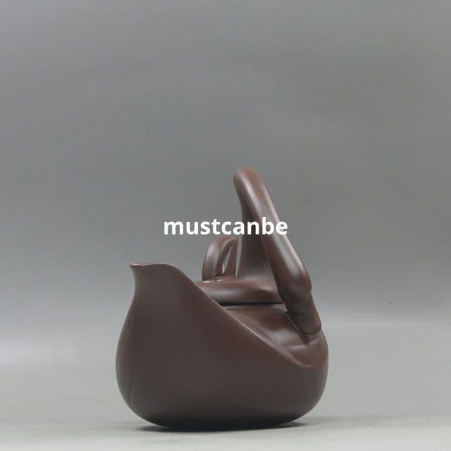 紫砂壷 茶壷 白鳥壷 未使用品