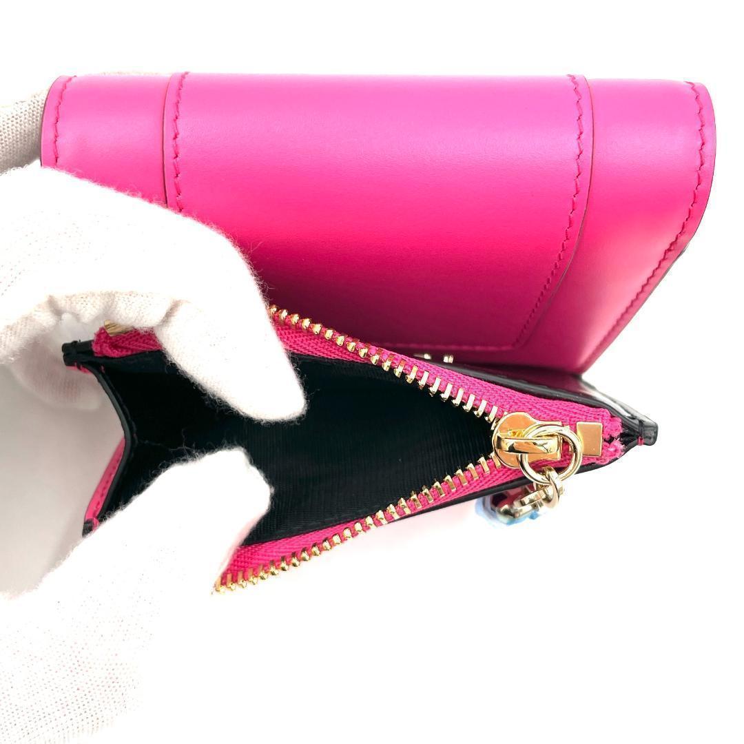 ✨️極美品✨️ ブルガリ セルペンティ レディース 二つ折り財布 ピンク レア