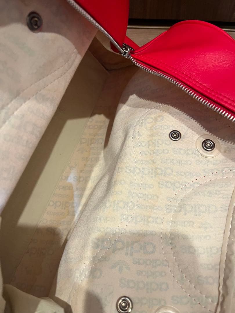 70s adidas vintage ボストンバッグ　レッド