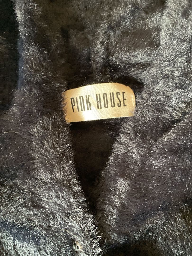 PINK HOUSE うさみみフード　カーディガン