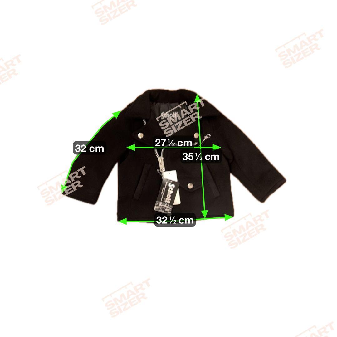 【新品】SCHOTT ショット ライダース 子ども用 黒色 サイズ90