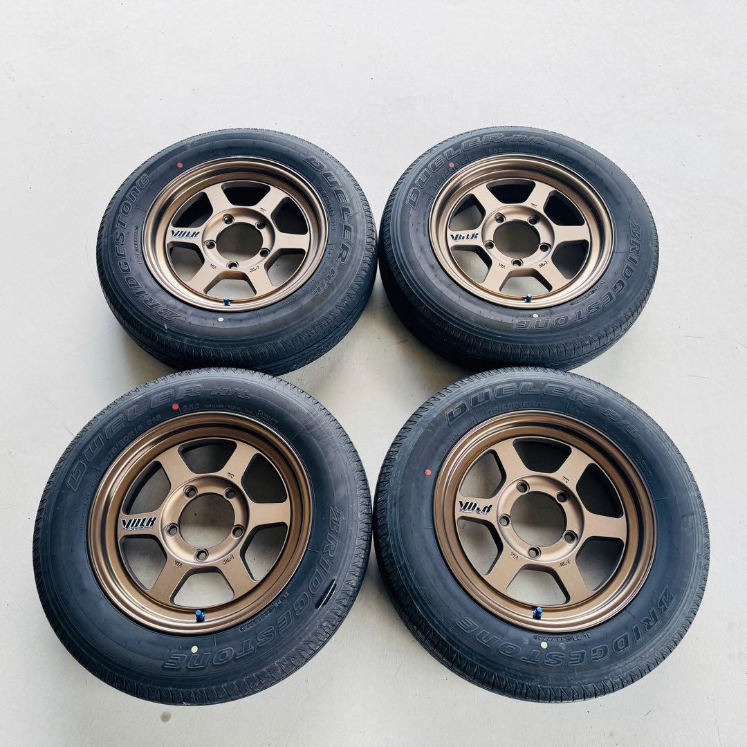 ジムニー レイズ TE37X ホイール4本16インチ ブロンズ