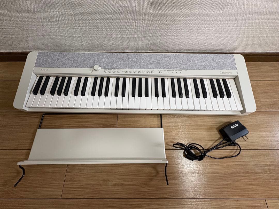 【美品】CASIO カシオトーン CT-S1 WE 21年製 61鍵盤