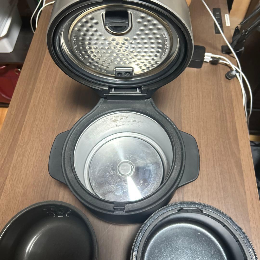 【美品】BALMUDA The Gohan K03A-BK 炊飯器 3合炊き