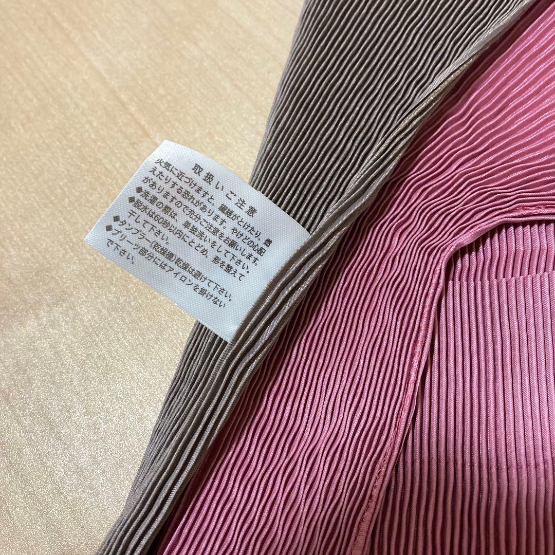 美品 イッセイミヤケ im product プリーツ エプロン ワンピースドレス