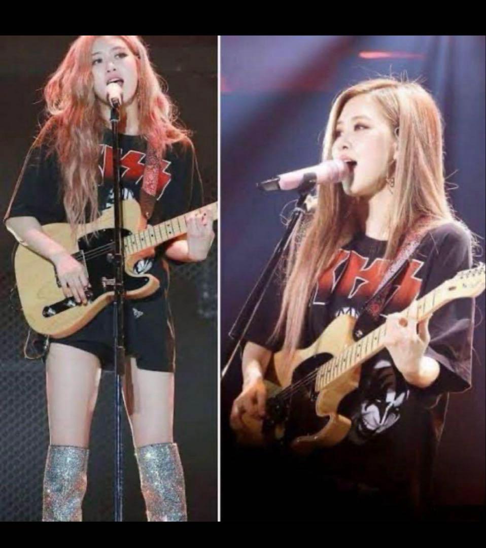 パ*ナ様 ヴィンテージリキッドブルー90s00sキスKISS半袖バンドTシャツ古