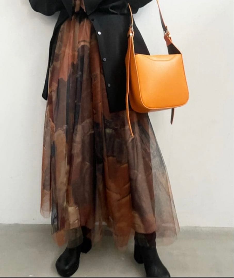 スカート Ameri Vintage UND GYPSUM ART TULLE SKIRT