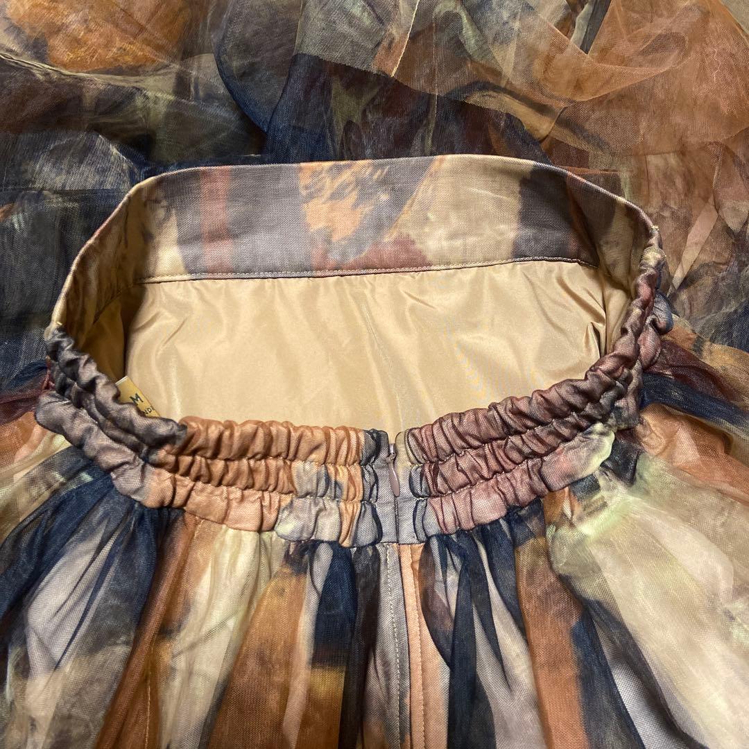 スカート Ameri Vintage UND GYPSUM ART TULLE SKIRT