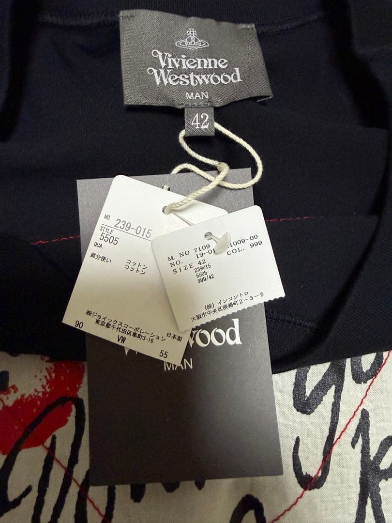Vivienne Westwood デザインロンT 未使用　42