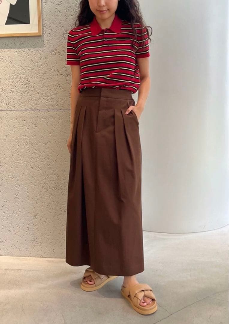 CABaN 2タックロングスカート