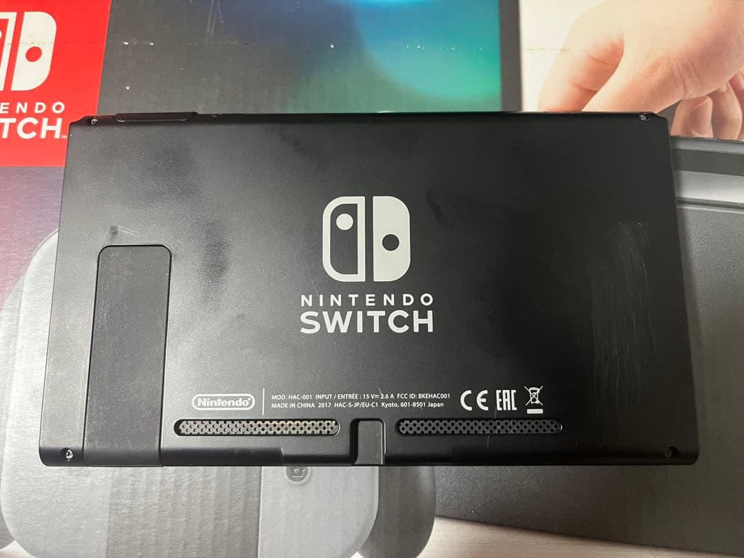 Nintendo Switch グレー 付属品完備　箱あり