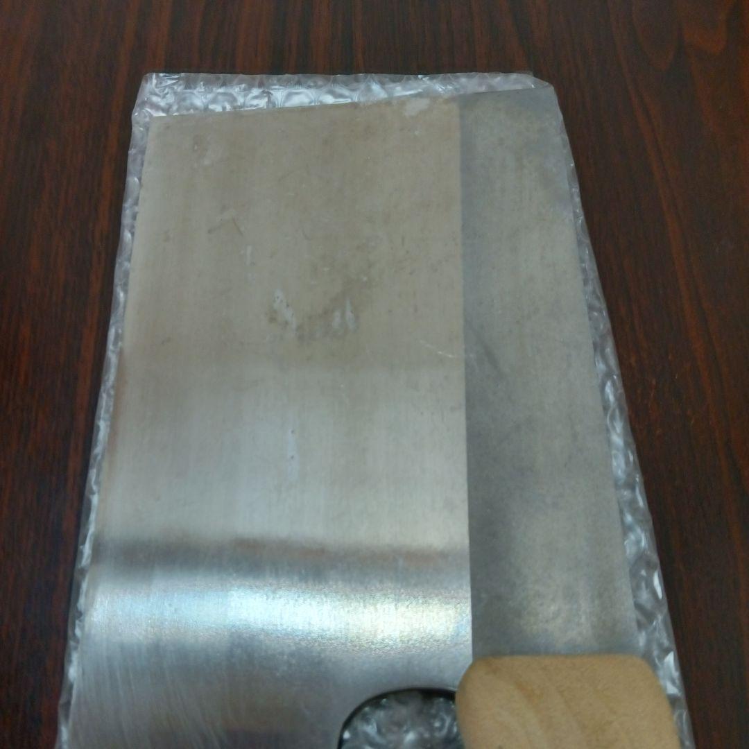 12-139　右利き　豊蔵 特選そば切り包丁 約30.5cm ステンレス　木柄