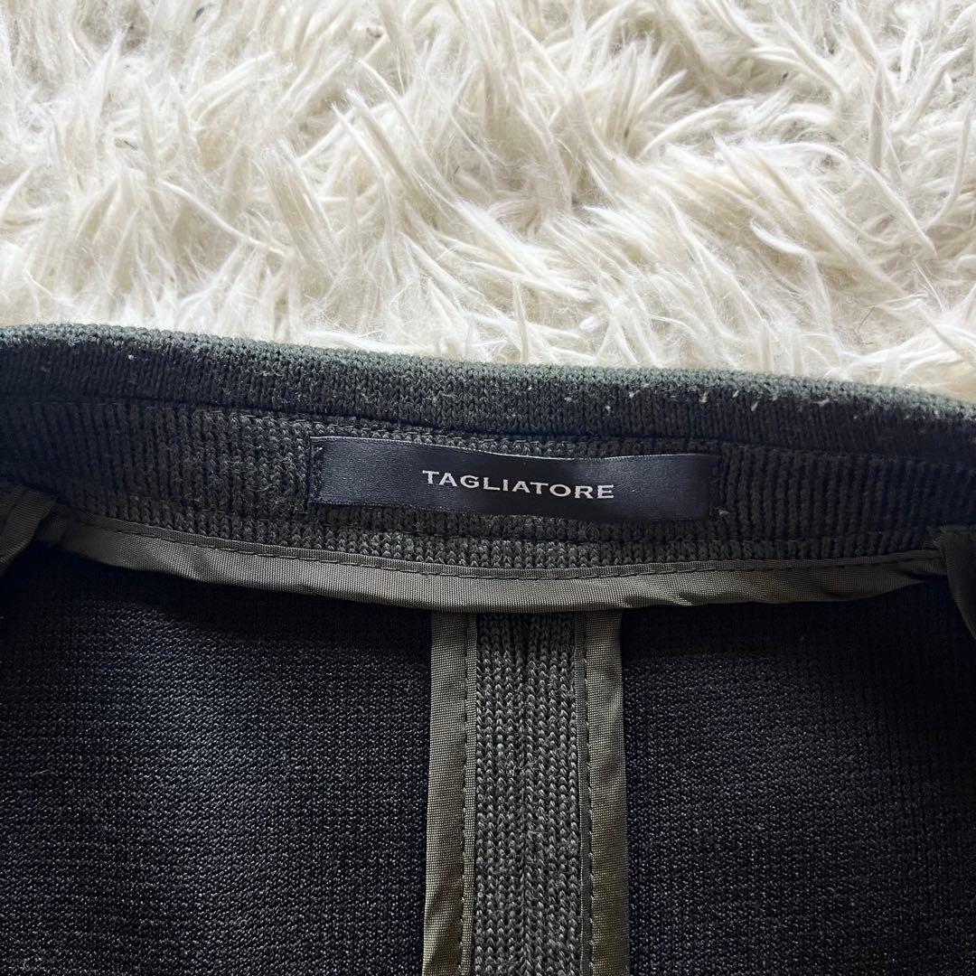 <美品>TAGLIATORE×ブリッラ dakar 金ボタン ジャケット 46