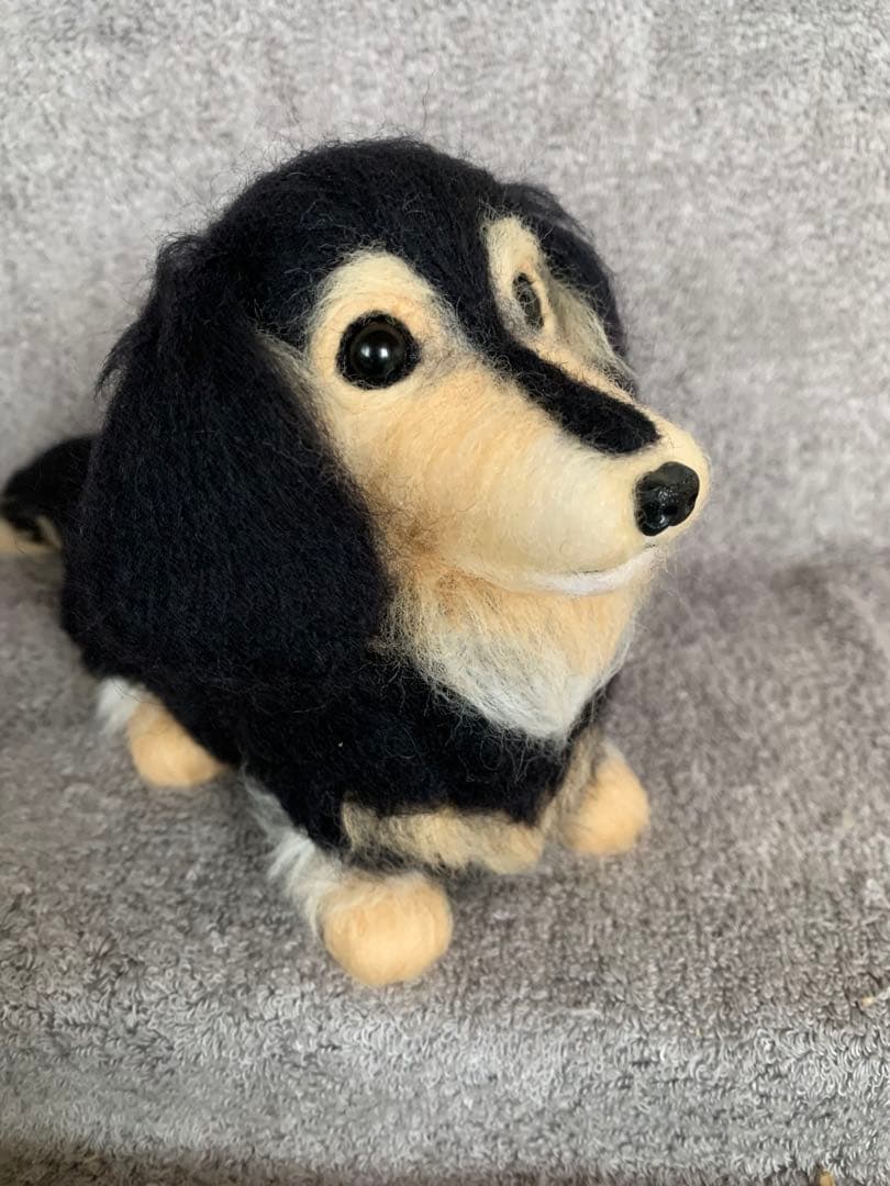 ⭐️クロカレオーダー・羊毛フェルトでミニチュアダックスちゃん⭐️