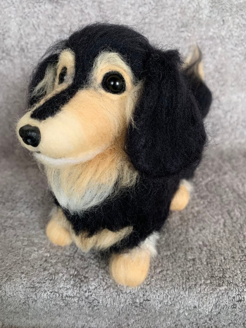⭐️クロカレオーダー・羊毛フェルトでミニチュアダックスちゃん⭐️