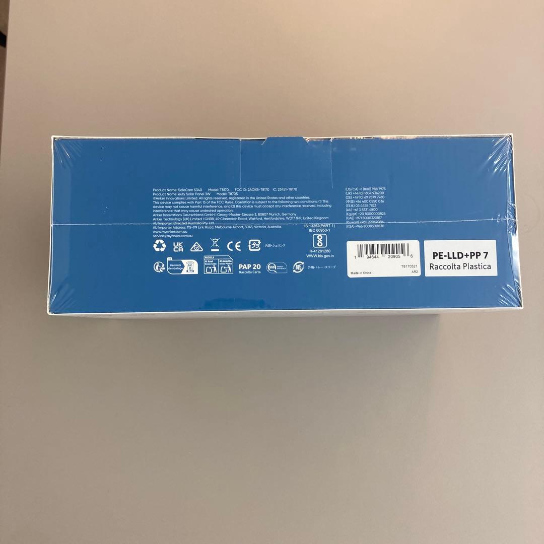 【新品・未使用】eufy Security SoloCam S340