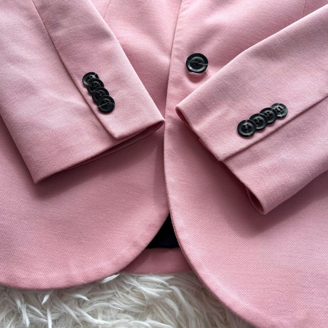 【未使用級】ストレッチ伸縮 ZARA ザラ テーラードジャケット 桜春ピンク