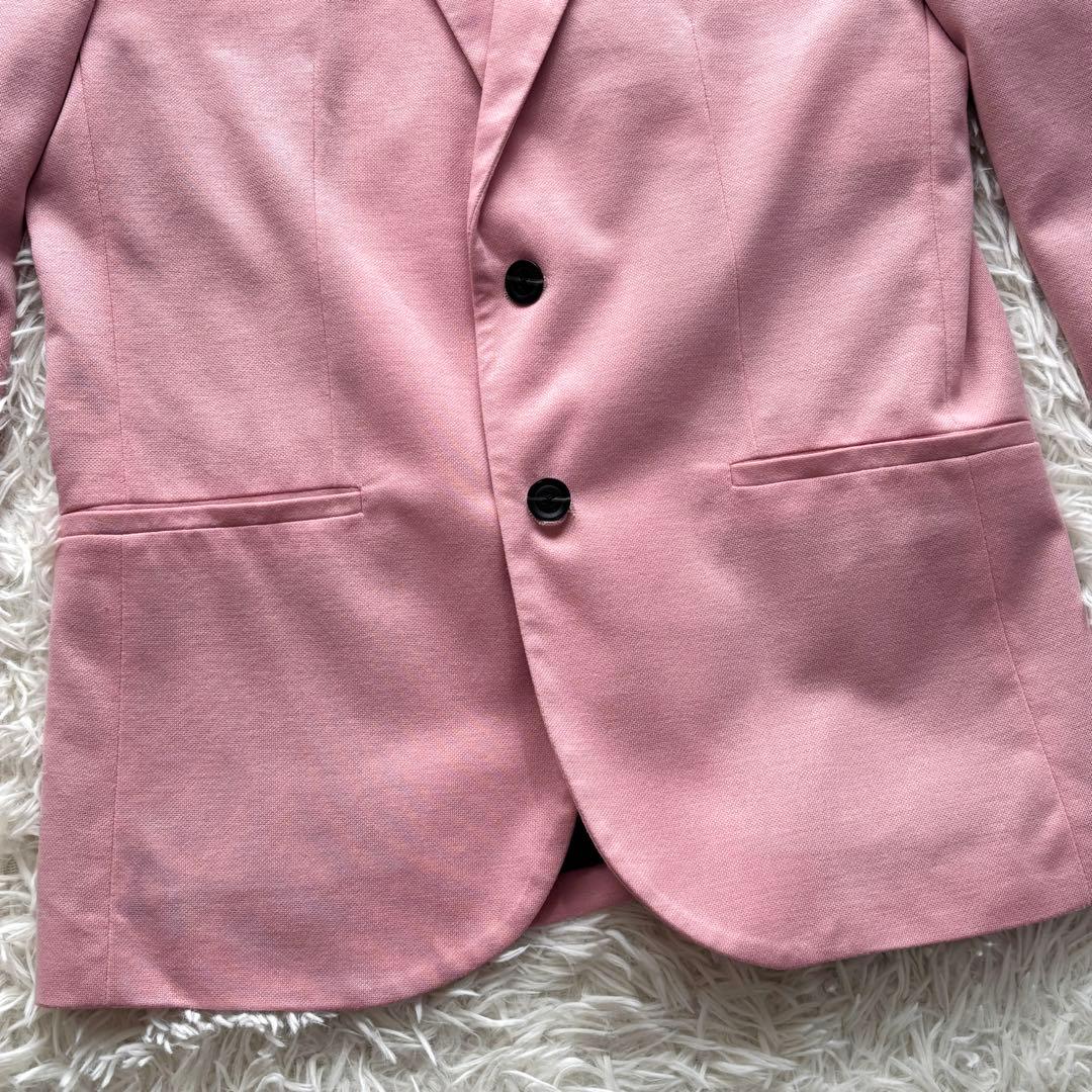 【未使用級】ストレッチ伸縮 ZARA ザラ テーラードジャケット 桜春ピンク