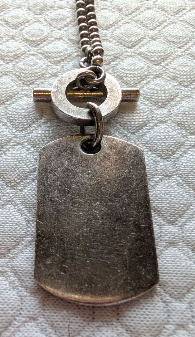 GUCCI グッチ ドッグタグ ネックレス シルバー ボールチェーン 正規品