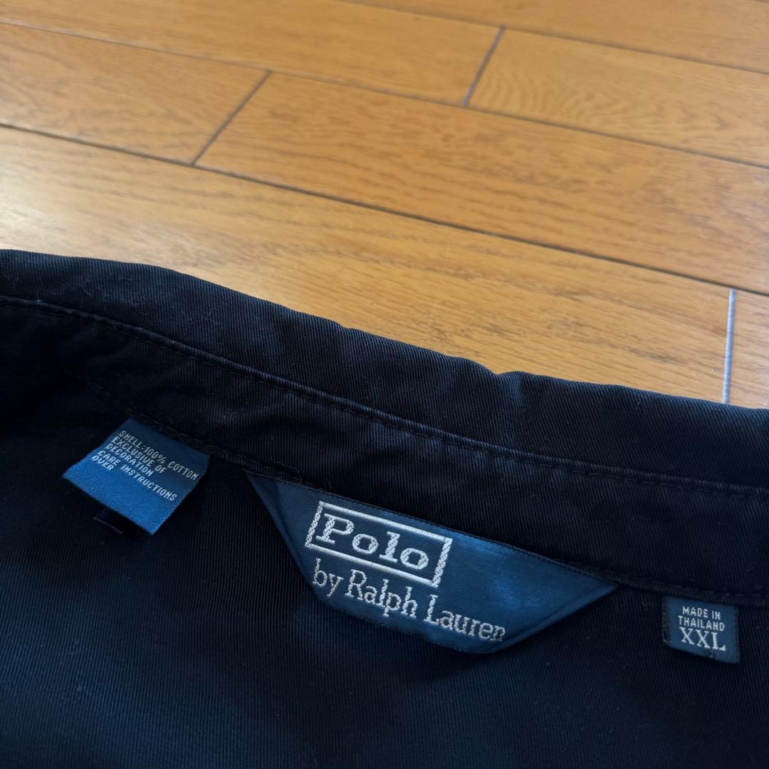 【美品】ラルフローレン スイングトップ　黒　XXL