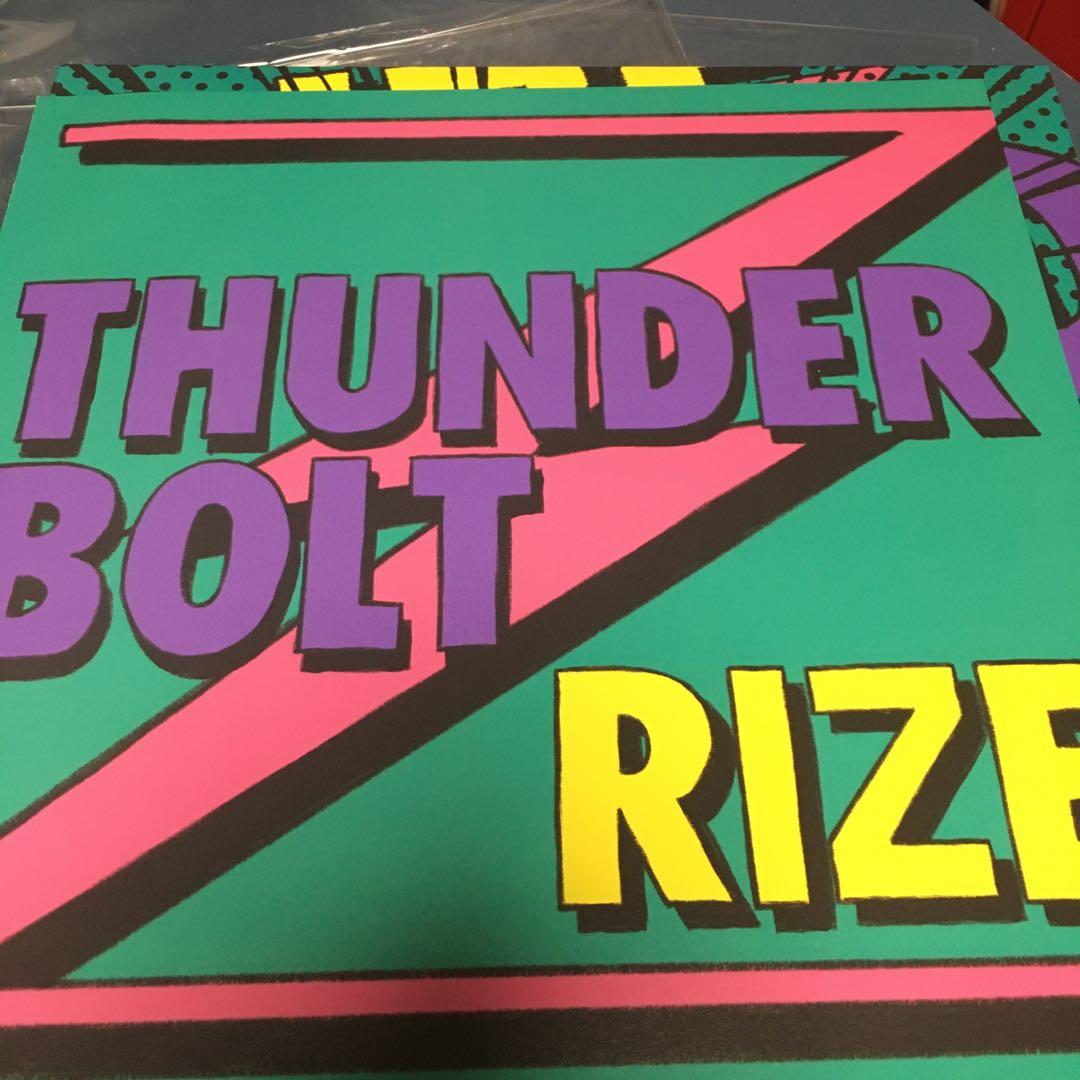 貴重レコード　RIZE/THUNDERBOLT 帰ってきたサンダーボルト