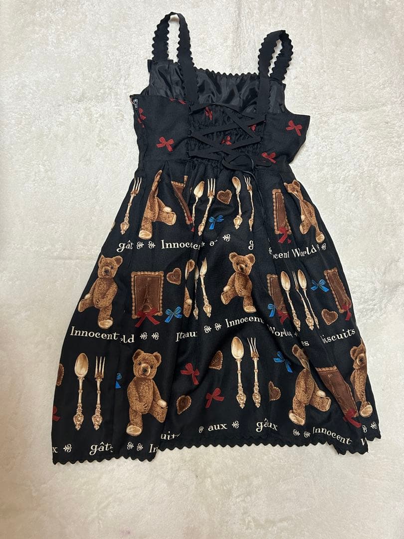 イノセントワールド　ビスケットベア　黒　　　M innocent world