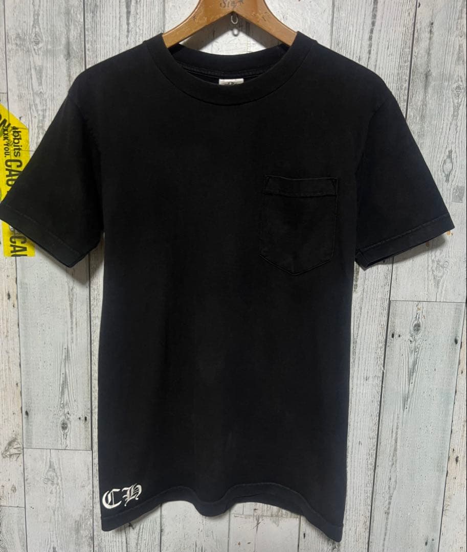 Chrome Hearts Tシャツ フローラルクロス 赤 ラベル クロムハーツ
