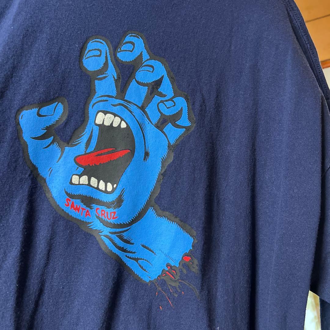 SANTA CRUZ サンタクルーズ Tシャツ XL ネイビー ヴィンテージ