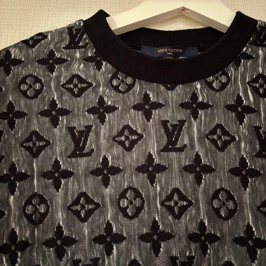 ルイヴィトン LOUIS VUITTON LVモノグラムTシャツ メンズ XS