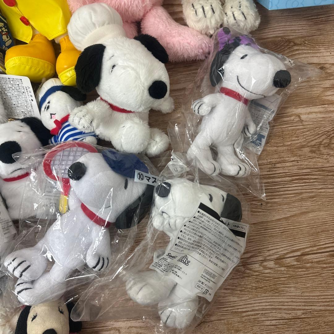 SNOOPYマスコットぬいぐるみ大量まとめ売りSET