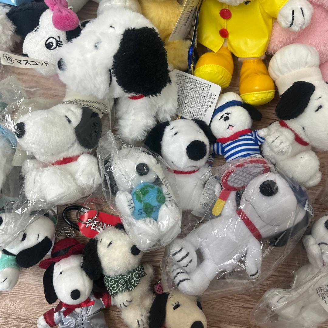 SNOOPYマスコットぬいぐるみ大量まとめ売りSET