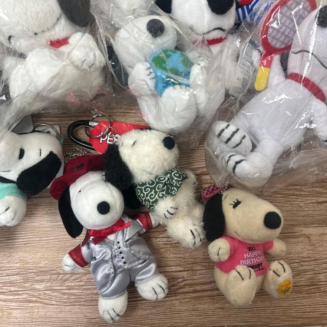 SNOOPYマスコットぬいぐるみ大量まとめ売りSET